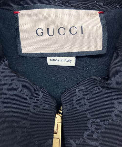 GUCCI（グッチ）GUCCI (グッチ) GG柄バックルベルト付きジャンプスーツ ブラック サイズ:40の古着・服飾アイテム