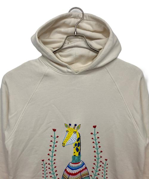 GUCCI（グッチ）GUCCI (グッチ) プルオーバーパーカー アイボリー サイズ:12(150/72)の古着・服飾アイテム