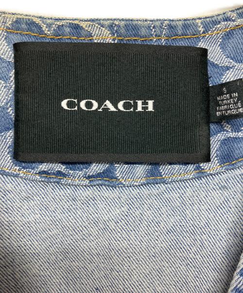 COACH（コーチ）COACH (コーチ) CS013　ベスト インディゴ サイズ:Sの古着・服飾アイテム