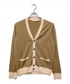 maison kitsuneメゾンキツネ）の古着「HU00542KT1036　カーディガン」｜ブラウン