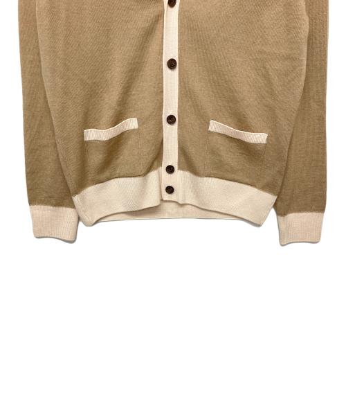 maison kitsune（メゾンキツネ）MAISON KITSUNE (メゾンキツネ) HU00542KT1036　カーディガン ブラウン サイズ:Sの古着・服飾アイテム
