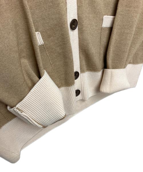 maison kitsune（メゾンキツネ）MAISON KITSUNE (メゾンキツネ) HU00542KT1036　カーディガン ブラウン サイズ:Sの古着・服飾アイテム