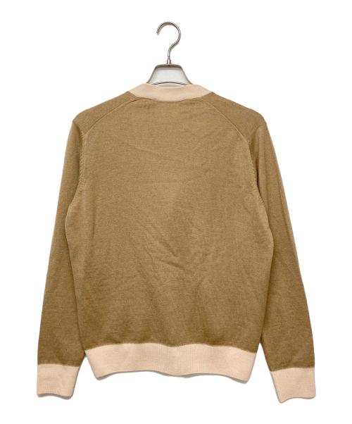maison kitsune（メゾンキツネ）MAISON KITSUNE (メゾンキツネ) HU00542KT1036　カーディガン ブラウン サイズ:Sの古着・服飾アイテム