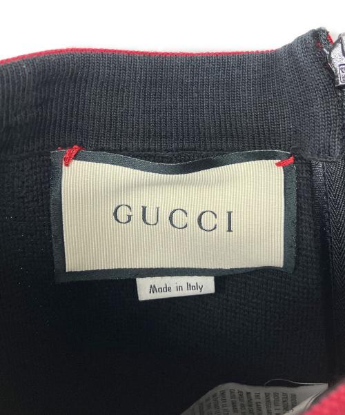 GUCCI（グッチ）GUCCI (グッチ) 579850-XKAV2　ニットパンツ ブラック サイズ:Sの古着・服飾アイテム