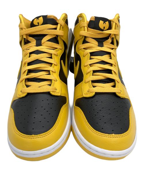 NIKE（ナイキ）NIKE (ナイキ) wu-tang clan (ウータンクラン) ハイカットスニーカー イエロー サイズ:27.5cmの古着・服飾アイテム