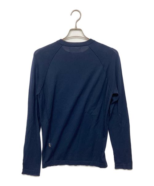 STONE ISLAND（ストーンアイランド）STONE ISLAND (ストーンアイランド) 薄手ニット ネイビー サイズ:Sの古着・服飾アイテム