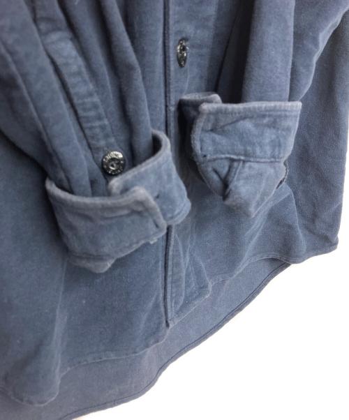 STONE ISLAND（ストーンアイランド）STONE ISLAND (ストーンアイランド) モールスキンシャツ　長袖シャツ ネイビー サイズ:Sの古着・服飾アイテム