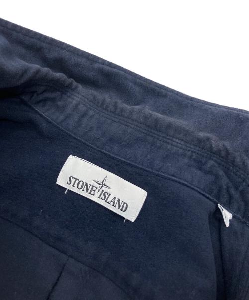 STONE ISLAND（ストーンアイランド）STONE ISLAND (ストーンアイランド) モールスキンシャツ　長袖シャツ ネイビー サイズ:Sの古着・服飾アイテム