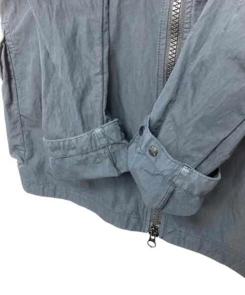 STONE ISLAND（ストーンアイランド）STONE ISLAND (ストーンアイランド) ジップフロントオーバーシャツ ブラック サイズ:Sの古着・服飾アイテム