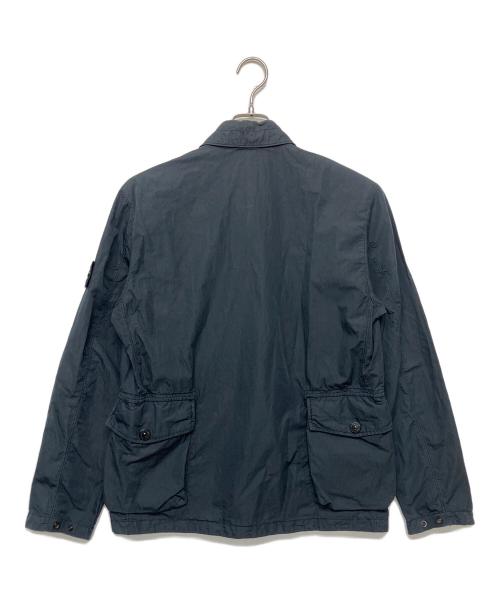 STONE ISLAND（ストーンアイランド）STONE ISLAND (ストーンアイランド) ジップフロントオーバーシャツ ブラック サイズ:Sの古着・服飾アイテム