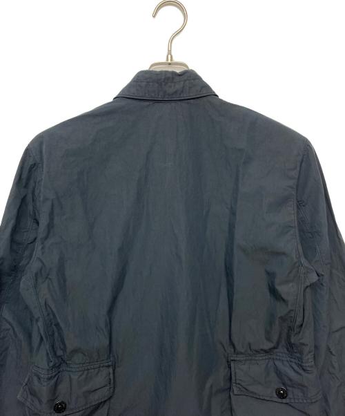 STONE ISLAND（ストーンアイランド）STONE ISLAND (ストーンアイランド) ジップフロントオーバーシャツ ブラック サイズ:Sの古着・服飾アイテム