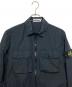 STONE ISLAND (ストーンアイランド) ジップフロントオーバーシャツ ブラック サイズ:S：27000円