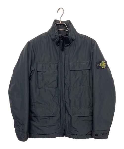 STONE ISLAND（ストーンアイランド）STONE ISLAND (ストーンアイランド) MICRO REPS PRIMALOFT FIELD JACKET 中綿ジャケット ブラック サイズ:Sの古着・服飾アイテム