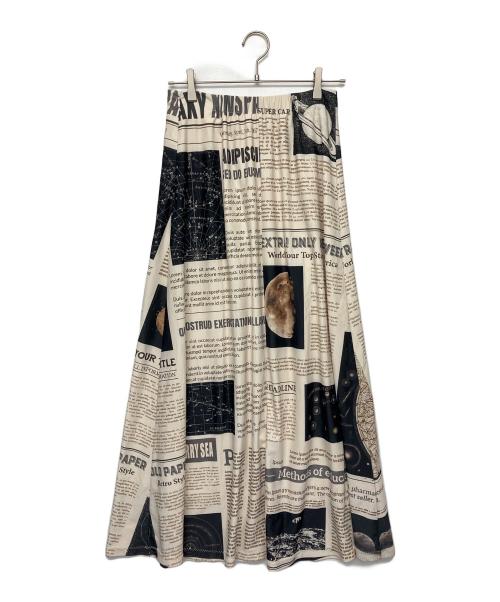 Ameri（アメリ）AMERI (アメリ) 02320980570　ロングスカート ベージュ サイズ:Mの古着・服飾アイテム