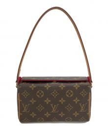 LOUIS VUITTON（ルイ ヴィトン）の古着「モノグラム　レシタル　ショルダーバッグ」｜ブラウン