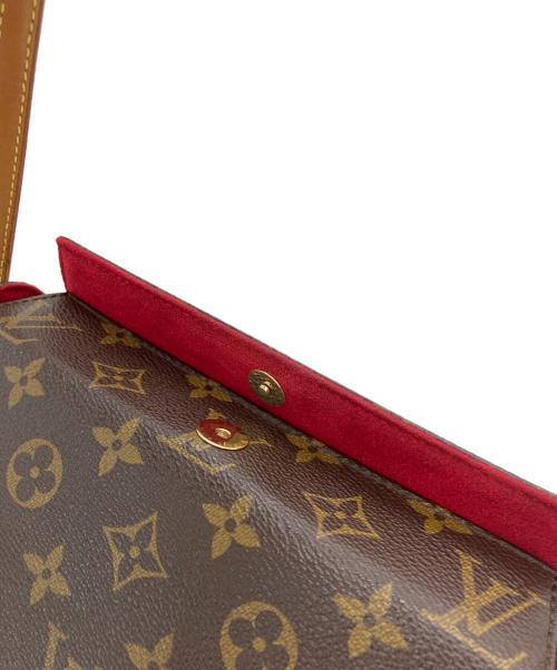 LOUIS VUITTON（ルイ ヴィトン）LOUIS VUITTON (ルイ ヴィトン) モノグラム　レシタル　ショルダーバッグ ブラウンの古着・服飾アイテム