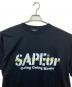 SAPEur (サプール) 半袖カットソー ブラック サイズ:XL 未使用品：12000円