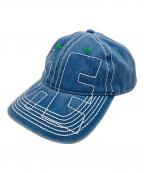 b.Eautifulビービューティフル）の古着「VAPOL 6PANEL　キャップ」｜インディゴ