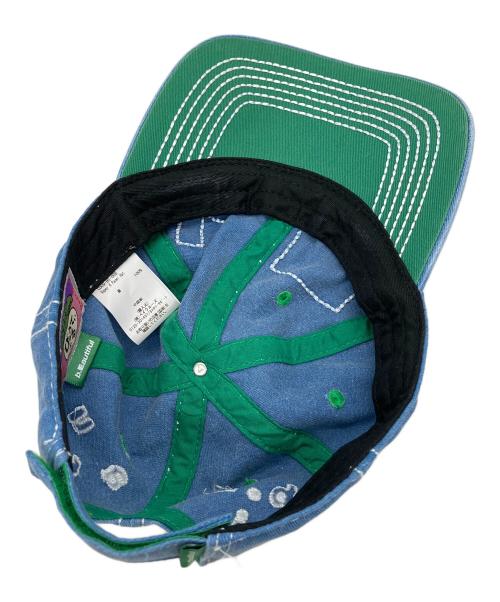 b.Eautiful（ビービューティフル）B.EAUTIFUL (ビービューティフル) VAPOL 6PANEL　キャップ インディゴの古着・服飾アイテム