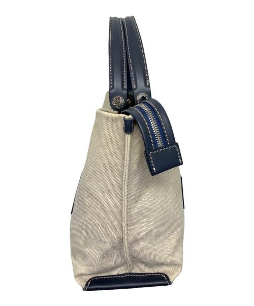 IACUCCI（イアクッチ）IACUCCI (イアクッチ) SORBETTO　ハンドバッグ ベージュの古着・服飾アイテム