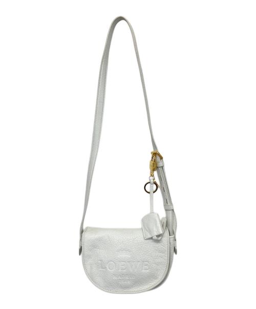 LOEWE（ロエベ）LOEWE (ロエベ) ヘリテージ　ショルダーバッグ ホワイトの古着・服飾アイテム