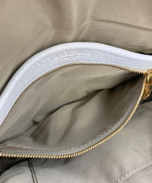 LOEWE（ロエベ）LOEWE (ロエベ) ヘリテージ　ショルダーバッグ ホワイトの古着・服飾アイテム