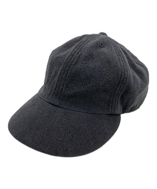 COMOLI（コモリ）COMOLI (コモリ) B01-07003　シルクネップ キャップ ブラック サイズ:58の古着・服飾アイテム