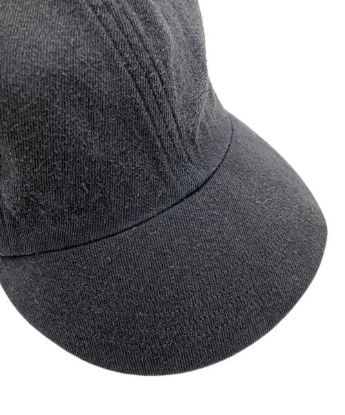 COMOLI（コモリ）COMOLI (コモリ) B01-07003　シルクネップ キャップ ブラック サイズ:58の古着・服飾アイテム