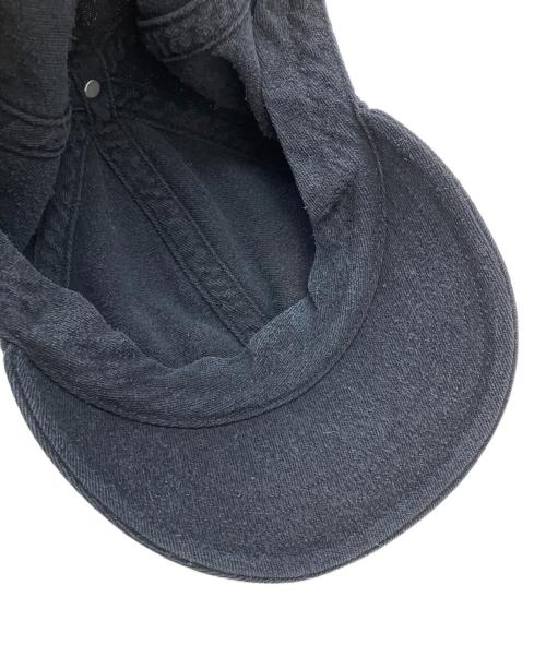 COMOLI（コモリ）COMOLI (コモリ) B01-07003　シルクネップ キャップ ブラック サイズ:58の古着・服飾アイテム
