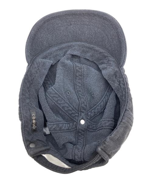 COMOLI（コモリ）COMOLI (コモリ) B01-07003　シルクネップ キャップ ブラック サイズ:58の古着・服飾アイテム