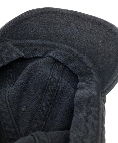 COMOLI（コモリ）COMOLI (コモリ) B01-07003　シルクネップ キャップ ブラック サイズ:58の古着・服飾アイテム