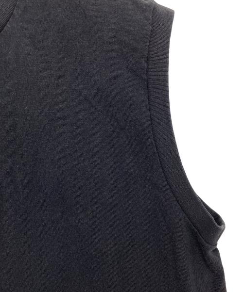 COMOLI（コモリ）COMOLI (コモリ) Z01-05011　ノースリーブカットソー ブラック サイズ:4の古着・服飾アイテム