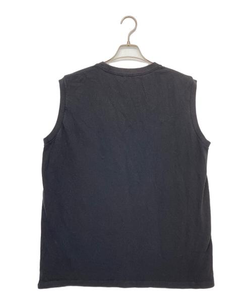 COMOLI（コモリ）COMOLI (コモリ) Z01-05011　ノースリーブカットソー ブラック サイズ:4の古着・服飾アイテム