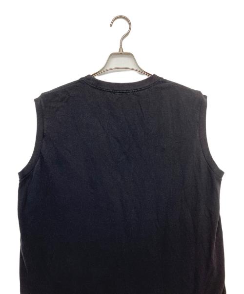 COMOLI（コモリ）COMOLI (コモリ) Z01-05011　ノースリーブカットソー ブラック サイズ:4の古着・服飾アイテム