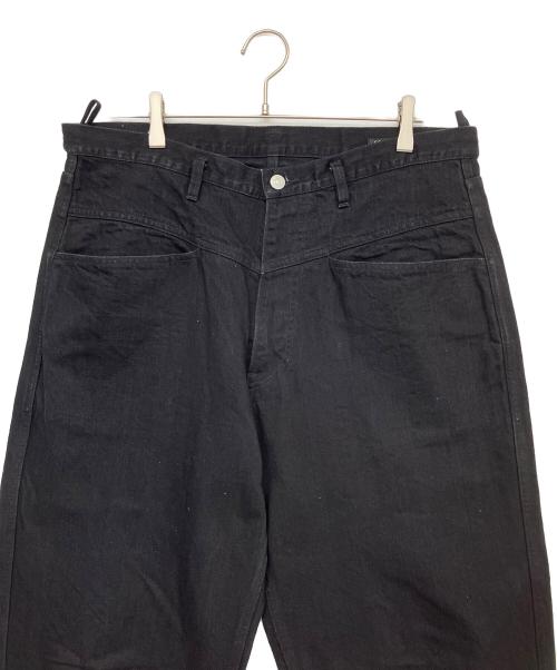 COMOLI（コモリ）COMOLI (コモリ) C03-03005　25AW 　デニムパンツ ブラック サイズ:３の古着・服飾アイテム