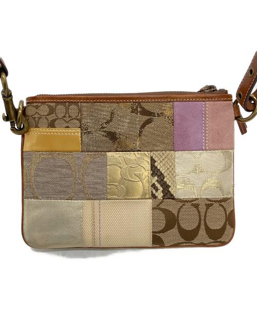 COACH（コーチ）COACH (コーチ) パッチワークショルダーポーチ マルチカラーの古着・服飾アイテム