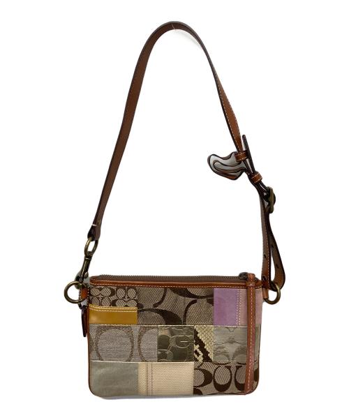 COACH（コーチ）COACH (コーチ) パッチワークショルダーポーチ マルチカラーの古着・服飾アイテム