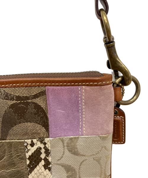 COACH（コーチ）COACH (コーチ) パッチワークショルダーポーチ マルチカラーの古着・服飾アイテム