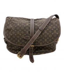 LOUIS VUITTON（ルイ ヴィトン）の古着「モノグラム・ミニ・ラン ショルダーバッグ」｜ブラウン