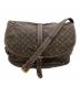 LOUIS VUITTON（ルイ ヴィトン）の古着「モノグラム・ミニ・ラン ショルダーバッグ」｜ブラウン