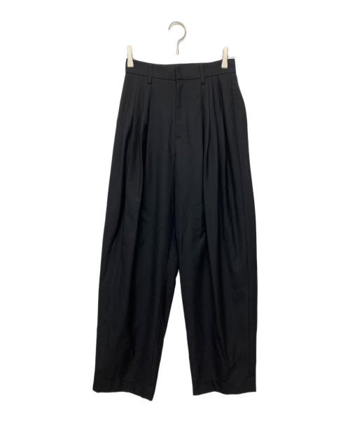Ameri（アメリ）AMERI (アメリ) UND WOOL MULTI TUCK PANTS　パンツ ブラック サイズ:S 未使用品の古着・服飾アイテム