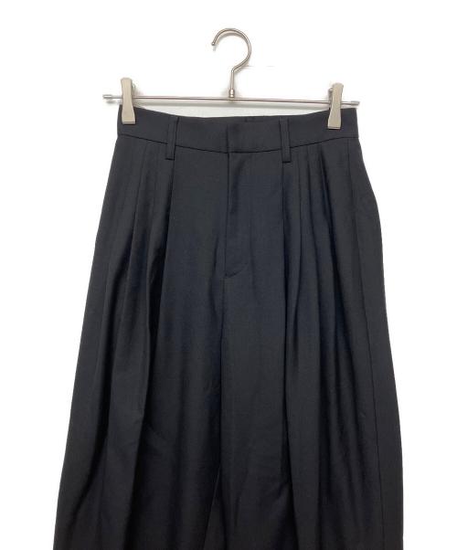 Ameri（アメリ）AMERI (アメリ) UND WOOL MULTI TUCK PANTS　パンツ ブラック サイズ:S 未使用品の古着・服飾アイテム