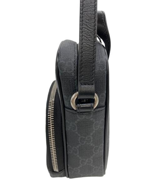 GUCCI（グッチ）GUCCI (グッチ) GG ショルダーバッグ ブラックの古着・服飾アイテム
