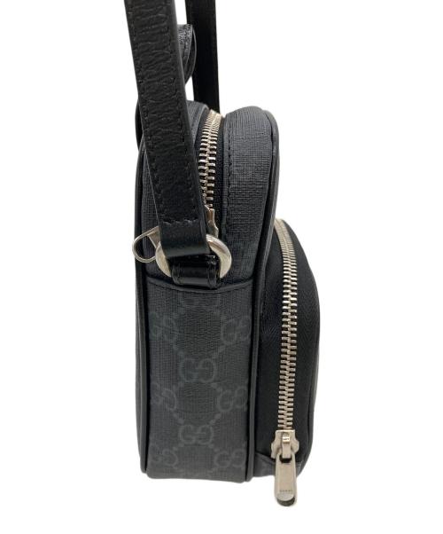 GUCCI（グッチ）GUCCI (グッチ) GG ショルダーバッグ ブラックの古着・服飾アイテム
