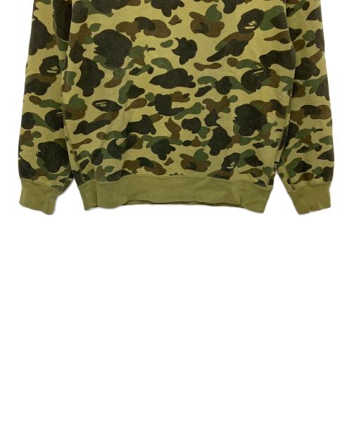 A BATHING APE（アベイシングエイプ）A BATHING APE (アベイシングエイプ) カモフラージュ　スウェット カーキ サイズ:2XLの古着・服飾アイテム