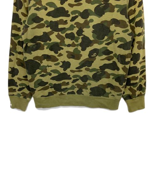 A BATHING APE（アベイシングエイプ）A BATHING APE (アベイシングエイプ) カモフラージュ　スウェット カーキ サイズ:2XLの古着・服飾アイテム