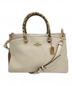 COACHコーチ）の古着「F76642　トートバッグ」｜ホワイト