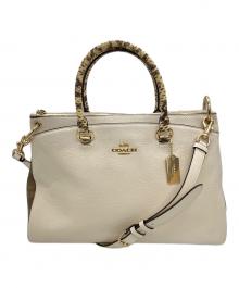 COACH（コーチ）の古着「F76642　トートバッグ」｜ホワイト