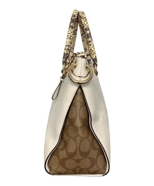 COACH（コーチ）COACH (コーチ) F76642　トートバッグ ホワイトの古着・服飾アイテム