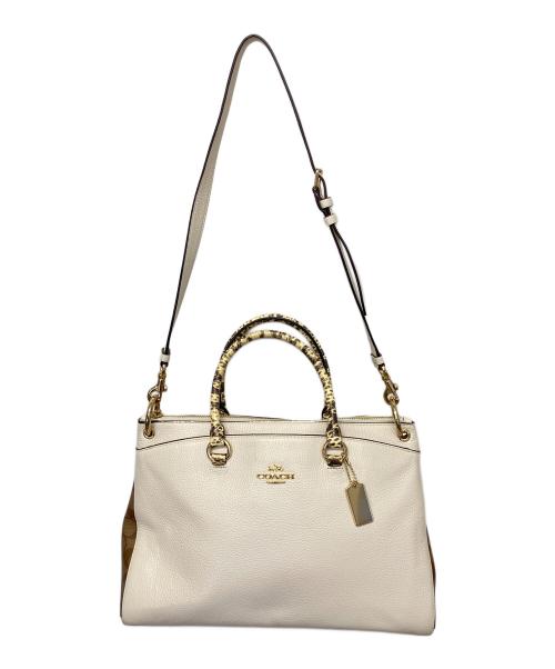COACH（コーチ）COACH (コーチ) F76642　トートバッグ ホワイトの古着・服飾アイテム